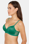 Rosaline Padded Non Wired Medium Coverage T-Shirt Bra - Lush Meadow — thumbnail 2